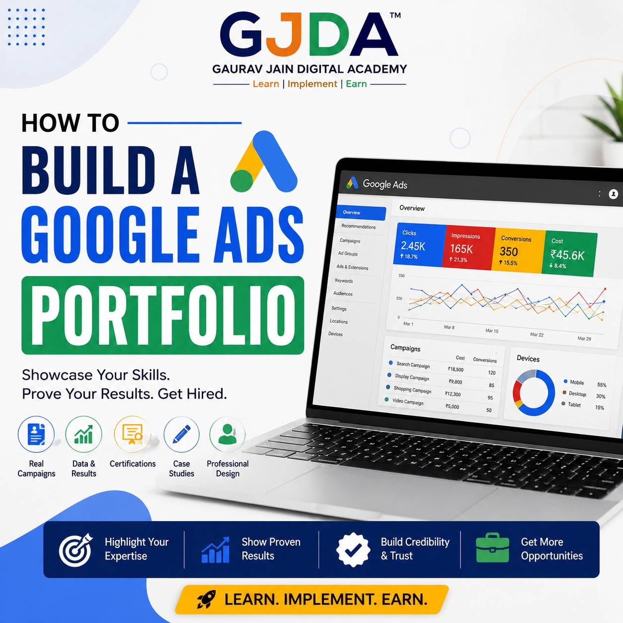 Build a Professional Google Ads Portfolio That Demonstrates Real Skills and Measurable Results