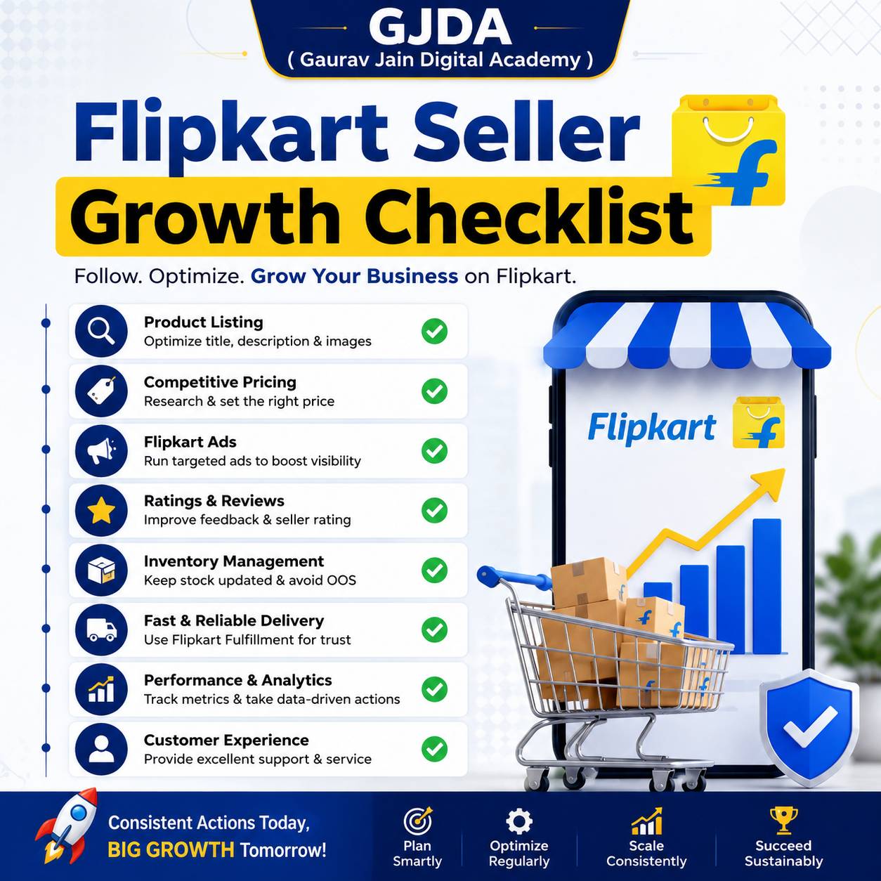 Flipkart Seller Growth Checklist for Sustainable Sales